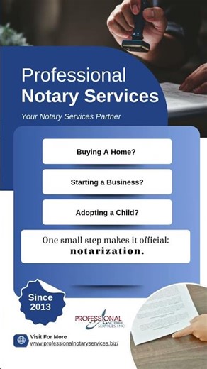 Notarization makes your big life decisions official.