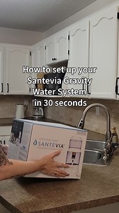 How to set up your Gravity Water System in 30 seconds! ✨⌛ 1️⃣ Wash...