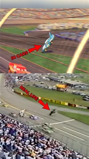 The Real Crash That Inspired The King in Cars #Cars #Pixar #Disney #NASCAR
