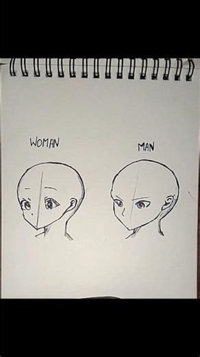 Anime Face Tutorial | #shorts#howtodraw#art#HeadDrawing