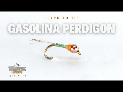 🔥 Gasolina Perdigon - Quick Tie Tutorial | Fast-Sinking Euro Nymph Fly for Trout 🎣