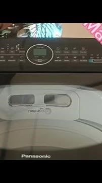 Panasonic washing machine automatic tub deep cleaning.