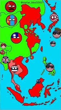 Evolution of Asia (80 Years edition) #countryballs #funny #memes #history #viral #shorts #animation