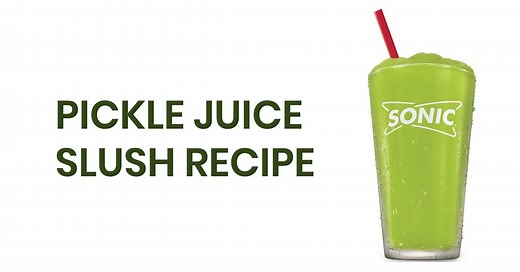 Pickle Juice Slush Recipe - Homemade Pickle Juice Slushies!