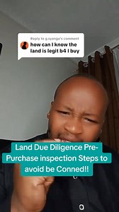 696 reactions · 33 shares | Land Due Diligence Pre-purchase Inspection Steps To Avoid Being Conned Njogu Surveyor - Land Surveying Civic Class #njogusurveyor | Njogu Surveyor | Facebook