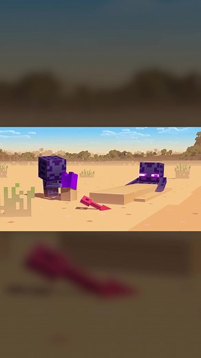 Exploring a Stone Beach in Minecraft Animation
