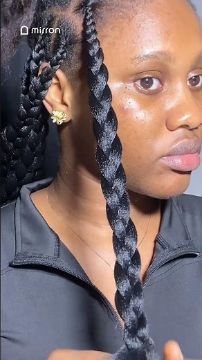 3-Strand Braid in 15s | DIY #braids #tutorial #shortviral