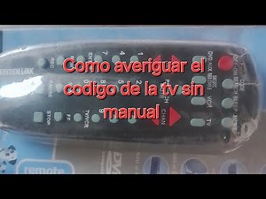 "How to recover the code you programmed into your TV"