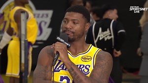 105K views · 3.7K reactions | Marcus Smart on how defense will be his main goal on this Lakers team "That's what I came to do, that's why Luka called me, that's what JJ wants" @topfans #lakers #LakersNation #LakersForLife #marcusmart | Lakers LakeShow Highlights | Facebook