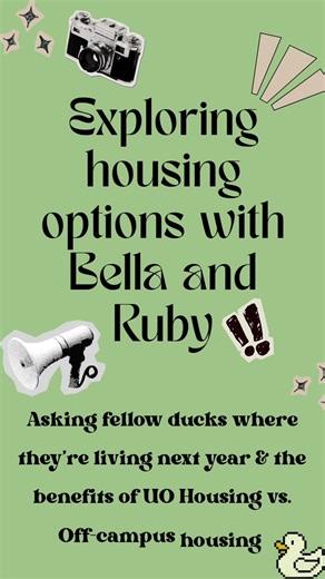 Hi Ducks! 🦆 We teamed up to provide students with all the information they need to go into next year feeling confident about their living plans! Still have questions? Visit dos.uoregon.edu/offcampus and housing.uoregon.edu/return for more information! #uoregon #howduckslive #livingplans