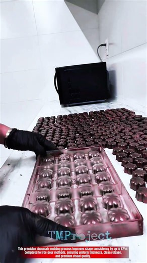 Innovative Chocolate Molding Process System: Best Precision Praline Forming