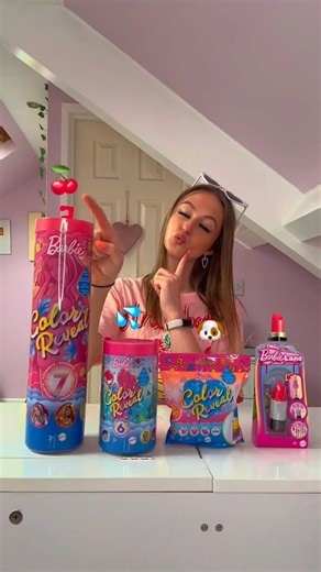 Let’s unbox Mystery MINI Barbie Land Lipstick Reveals?!🫢💄💅🏻🍒✨which next?!💓 #asmr #foryou | Rhia.Official