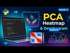 Python Tutorial 29 | Create PCA, Heatmap & Dendrogram in Python | Complete Data Visualization Guide