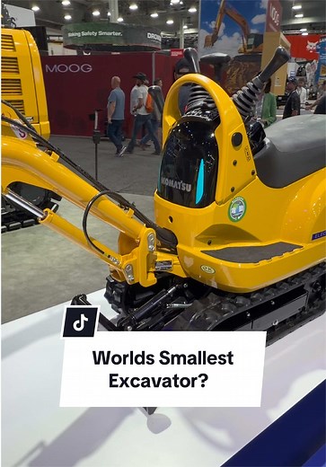 Discover the Komatsu PC01E: The Smallest Electric Excavator
