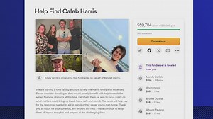 GoFundMe for Caleb Harris surpasses goal as search enters its fourth week