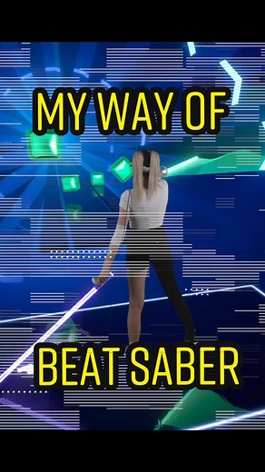 MY WAY OF BEAT SABER!✊🏻🤩⚔️ #beatsaber #vr #virtualreality #mixedreality #myheroacademia #epic #fight #training #youcandoit #evolution #viral #trending #myway #metaquest2