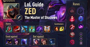 Guía de campeón de LoL: Zed, el Maestro de las Sombras