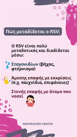 Rsv και αναπνευστική φυσικοθεραπεία #παιδί #γονεις #χειμώνας #αναπνευστικήφυσικοθεραπείαμαρούσι #φλεγματα
