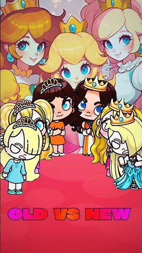 Old VS New princess peach, rosalina and Daisy #avatarstory #avatarworld #mariogalaxy #old #new
