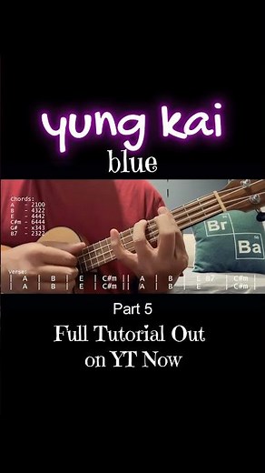 yung kai - blue ukulele tutorial full tutorial out now #shorts #yungkai #blueyungkai #feed #ukulele