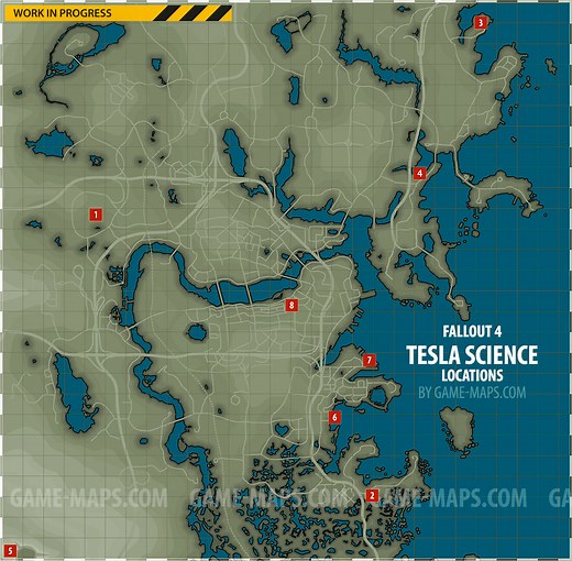 Tesla Science Magazine Locations in Fallout 4