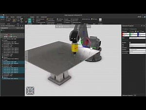 Visual Components - Robotic Laser Cutting