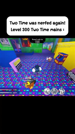 Level 300 two time reaction #forsaken #roblox #cs2 #fypシ