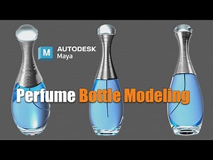 Perfume Bottle Modeling in Autodesk Maya | Product Modeling Tutorial for Beginners