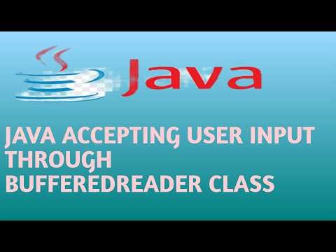 Java ACCEPTING USER INPUT THROUGH BUFFEREDREADER CLASS in Hindi Lecture 24