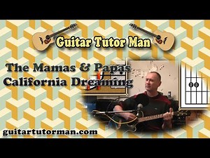 California Dreaming - The Mamas And Papas - Acoustic Guitar Lesson (easy-ish)