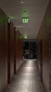 Emergency lighting in public venues.