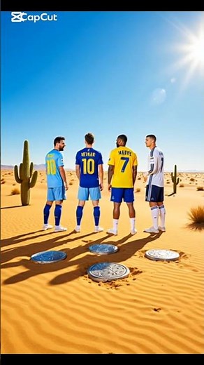 Messi, Neymar, Mbappé vs Ronaldo in the DESERT – Who Chose Right?
