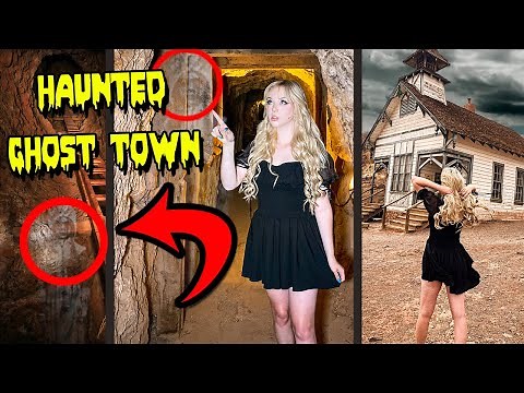 Spending 24 Hours In a HAUNTED Abandoned Ghost Town