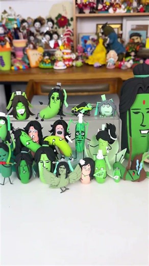 Challenge yourself to open the clay using a color ring #Ultra-light clay#Color wheel#Color