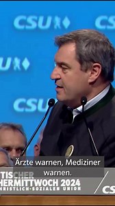 Wir wollen keine #Drogen für unsere Kinder und Jugendlichen in Bayern! #CSUAM24 | Markus Söder