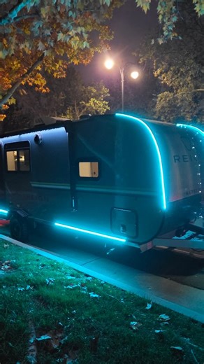 All lit up and ready for the Christmas Parade! 🎄✨ RVs of Sac rolling in style. #trailer #rv #elkgrove #parade #paradeoflights | RV's of Sacramento