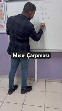 Ancient Egyptian Multiplication Trick Explained! 🔢✨#mathematics #matematikolimpiyat #matematik