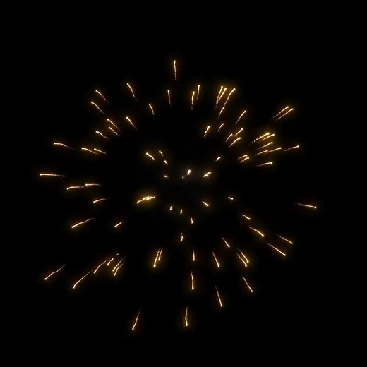 Firework Element for wedding Free Alpha Channel Stock Video on Transparent Background