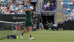 Hot Shot: Fritz is there but Brooksby is faster in Eastbourne 2025 | ATP Tour | Tennis