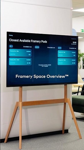 Framery Space Overview™ | The fastest way to find a quiet spot at the office #framery #smartoffice