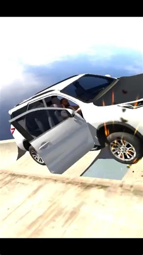 Extreme Car Jump Gone Wrong 💥 #shorts