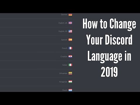 How to Change the Language in Discord 2019