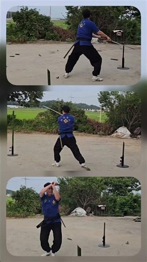 2026해동검도 세계대회 마스터즈부 준비✨️ #하이해동검도 #화성본관 #대나무베기 #bamboo #cutting #swordskill #haidonggumdo #master