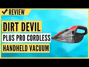 Dirt Devil Plus 16V Quick Flip Pro Cordless 16 Volt Lithium Ion Bagless Handheld Vacuum Cleaner