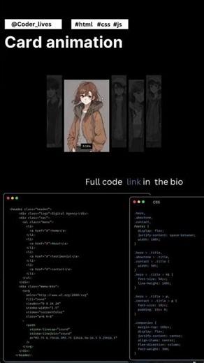 CSS Card Animation | Beautiful Hover Effects using Pure CSS