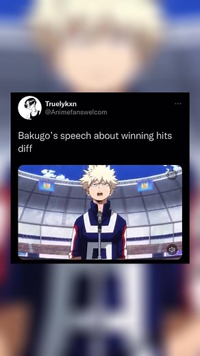 Best Speeches in Anime: Bakugo's Iconic Quotes | TikTok