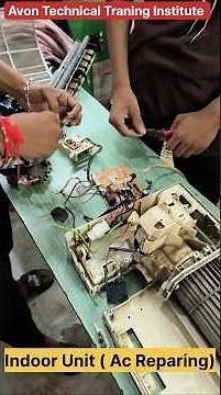 Ac Reparing Service Installation By Avon Student #cctv #1k #tranding