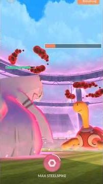 defeating dynamic shiny shuckle in Pokemon go#games #pokemongame #pokemongo