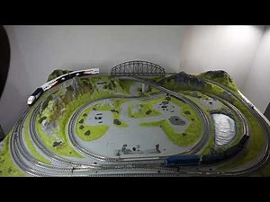NOCH Tessin 87080 Z Scale layout board with Rokuhan Track