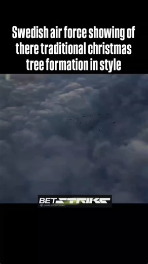 StrikeMilitarCore on Instagram: "Ever seen a Christmas tree made of fighter jets? This is the legendary "Julgransflygning" (Christmas Tree Flight), a tradition the Swedish Air Force has mastered to spread holiday cheer and show off elite precision. IF YOU LIKE MILITARY VIDEOS. 🎬HOOKED ON MILITARY CONTENT? WE’VE GOT YOU COVERED: ↴ ⚒︎ SCROLL FOR A PURE ADRENALINE RUSH: ↴ ☛ DM US FOR REMOVAL OR CREDIT #viralreels #MilitaryAviation #EngineeringMarvels ​#SwedishAirForce #fighterjets"